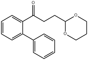 3-(1,3-DIOXAN-2-YL)-2'-PHENYLPROPIOPHENONE 结构式