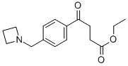 4-(4-(氮杂环丁烷-1-基甲基)苯基)-4-氧代丁酸乙酯 结构式