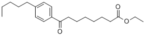 ETHYL 8-OXO-8-(4-N-PENTYLPHENYL)OCTANOATE 结构式