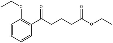 ETHYL 5-(2-ETHOXYPHENYL)-5-OXOVALERATE 结构式