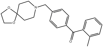 4''-[8-(1,4-dioxa-8-azaspiro[4.5]decyl)methyl]-2-methylbenzophenone