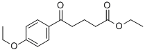 ETHYL 5-(4-ETHOXYPHENYL)-5-OXOVALERATE 结构式