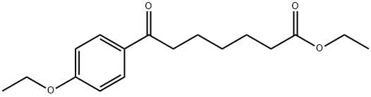 ETHYL 7-(4-ETHOXYPHENYL)-7-OXOHEPTANOATE 结构式