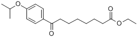 ETHYL 8-OXO-8-(4-ISOPROPOXYPHENYL)OCTANOATE 结构式