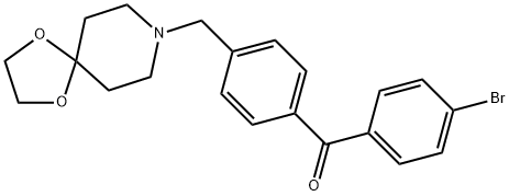 4-bromo-4''-[8-(1,4-dioxa-8-azaspiro[4.5]decyl)methyl]benzophenone