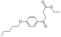 ETHYL 4-OXO-4-(4-PENTYLOXYPHENYL)BUTYRATE 结构式