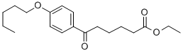 ETHYL 6-OXO-6-(4-PENTYLOXYPHENYL)HEXANOATE 结构式