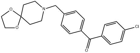 4-chloro-4''-[8-(1,4-dioxa-8-azaspiro[4.5]decyl)methyl]benozphenone