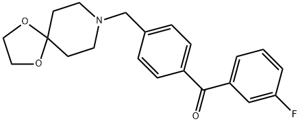 4''-[8-(1,4-dioxa-8-azaspiro[4.5]decyl)methyl]-3-fluorobenzophenone