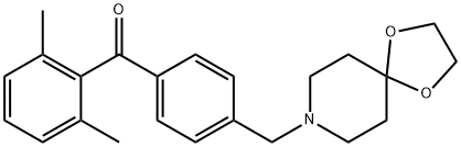 2,6-dimethyl-4''-[8-(1,4-dioxa-8-azaspiro[4.5]decyl)methyl]benzophenone