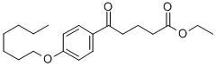 ETHYL 5-(4-HEPTYLOXYPHENYL)-5-OXOVALERATE 结构式