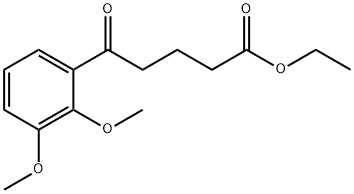 ETHYL 5-(2,3-DIMETHOXYPHENYL)-5-OXOVALERATE 结构式