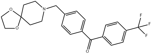 4''-[8-(1,4-dioxa-8-azaspiro[4.5]decyl)methyl]-4-trifluoromethylbenzophenone