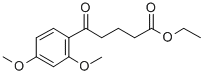 ETHYL 5-(2,4-DIMETHOXYPHENYL)-5-OXOVALERATE 结构式