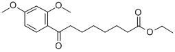 ETHYL 8-(2,4-DIMETHOXYPHENYL)-8-OXOOCTANOATE 结构式