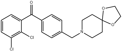 2,3-dichloro-4''-[8-(1,4-dioxa-8-azaspiro[4.5]decyl)methyl]benzophenone