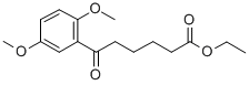 ETHYL 6-(2,5-DIMETHOXYPHENYL)-6-OXOHEXANOATE 结构式