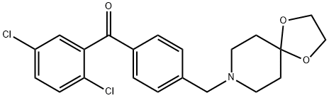 2,5-dichloro-4''-[8-(1,4-dioxa-8-azaspiro[4.5]decyl)methyl]benzophenone