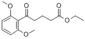 ETHYL 5-(2,6-DIMETHOXYPHENYL)-5-OXOVALERATE 结构式