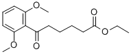 ETHYL 6-(2,6-DIMETHOXYPHENYL)-6-OXOHEXANOATE 结构式