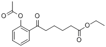 ETHYL 6-(2-ACETOXYPHENYL)-6-OXOHEXANOATE 结构式