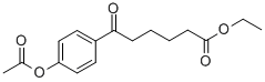 ETHYL 6-(4-ACETOXYPHENYL)-6-OXOHEXANOATE 结构式