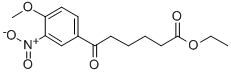 ETHYL 6-(4-METHOXY-3-NITROPHENYL)-6-OXOHEXANOATE 结构式