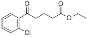 ETHYL 5-(2-CHLOROPHENYL)-5-OXOVALERATE 结构式