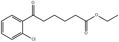 ETHYL 6-(2-CHLOROPHENYL)-6-OXOHEXANOATE 结构式