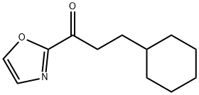 2-(3-CYCLOHEXYLPROPIONYL)OXAZOLE 结构式