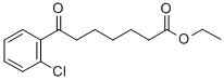 ETHYL 7-(2-CHLOROPHENYL)-7-OXOHEPTANOATE 结构式