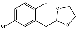 2,5-DICHLORO(1,3-DIOXOLAN-2-YLMETHYL)BENZENE 结构式