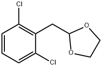 1,3-DICHLORO-2-(1,3-DIOXOLAN-2-YLMETHYL)BENZENE 结构式