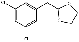 1,3-DICHLORO-5-(1,3-DIOXOLAN-2-YLMETHYL)BENZENE 结构式