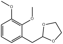 3-(1,3-DIOXOLAN-2-YLMETHYL)-1,2-DIMETHOXYBENZENE 结构式