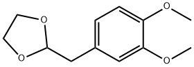 4-(1,3-DIOXOLAN-2-YLMETHYL)-1,2-DIMETHOXYBENZENE 结构式