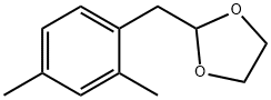 2,4-DIMETHYL(1,3-DIOXOLAN-2-YLMETHYL)BENZENE 结构式