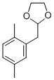 2,5-DIMETHYL-1-(1,3-DIOXOLAN-2-YLMETHYL)BENZENE 结构式