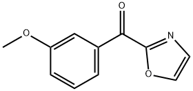 (3-甲氧基苯基)(噁唑-2-基)甲酮 结构式