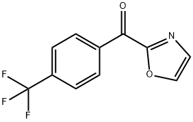 2-(4-TRIFLUOROMETHYLBENZOYL)OXAZOLE 结构式