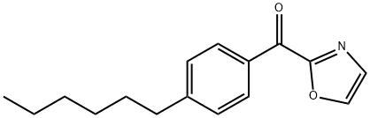 (4-己基苯基)(噁唑-2-基)甲酮 结构式