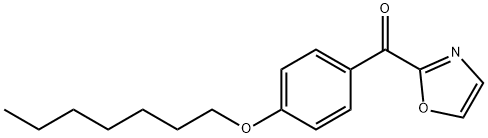 2-(4-HEPTYLOXYBENZOYL)OXAZOLE 结构式