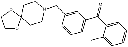 3''-[8-(1,4-dioxa-8-azaspiro[4.5]decyl)methyl]-2-methylbenzophenone