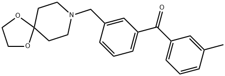 3-[8-(1,4-dioxa-8-azaspiro[4.5]decyl)methyl]-3''-methylbenzophenone