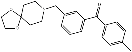 3-[8-(1,4-dioxa-8-azaspiro[4.5]decyl)methyl]-4''-methylbenzophenone