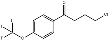 4-氯-1-(4-(三氟甲氧基)苯基)丁-1-酮 结构式