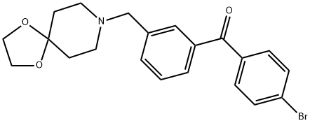 4''-bromo-3-[8-(1,4-dioxa-8-azaspiro[4.5]decyl)methyl]benzophenone