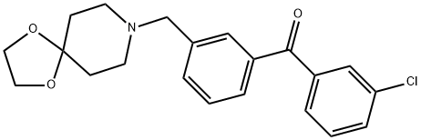 3-chloro-3''-[8-(1,4-dioxa-8-azaspiro[4.5]decyl)methyl]benozphenone