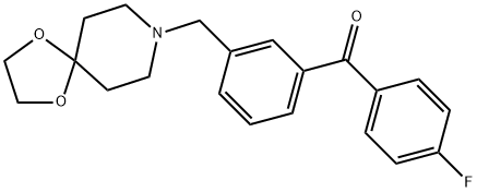 3-[8-(1,4-dioxa-8-azaspiro[4.5]decyl)methyl]-4''-fluorobenzophenone