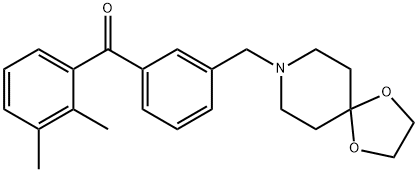 2,3-dimethyl-3''-[8-(1,4-dioxa-8-azaspiro[4.5]decyl)methyl]benzophenone